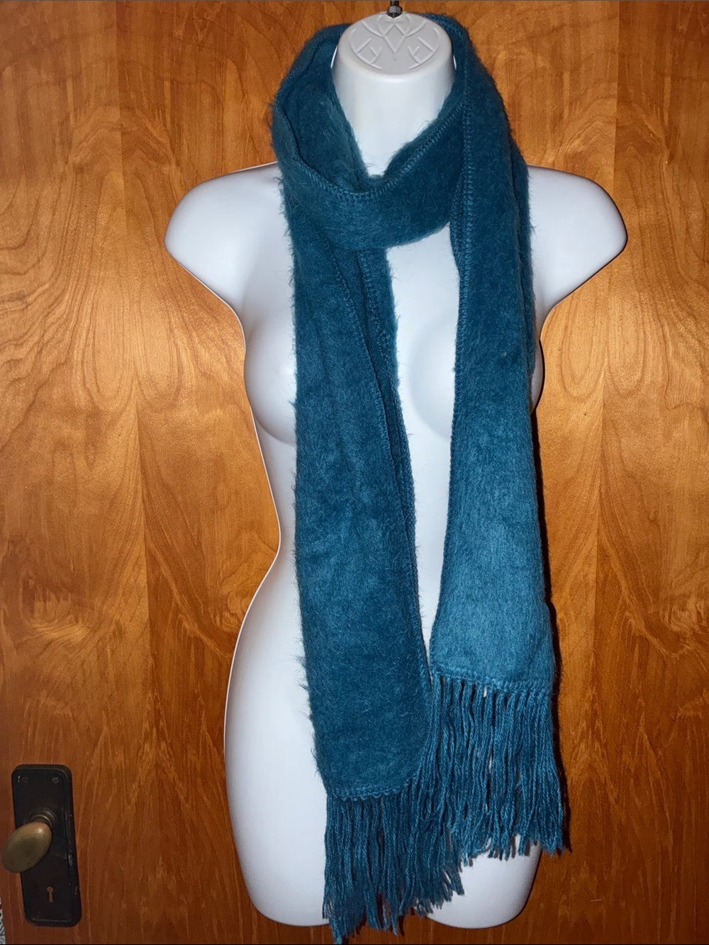 Alpaca Camargo Unisex Teal, Aqua, Turquoise Alpaca Scarf